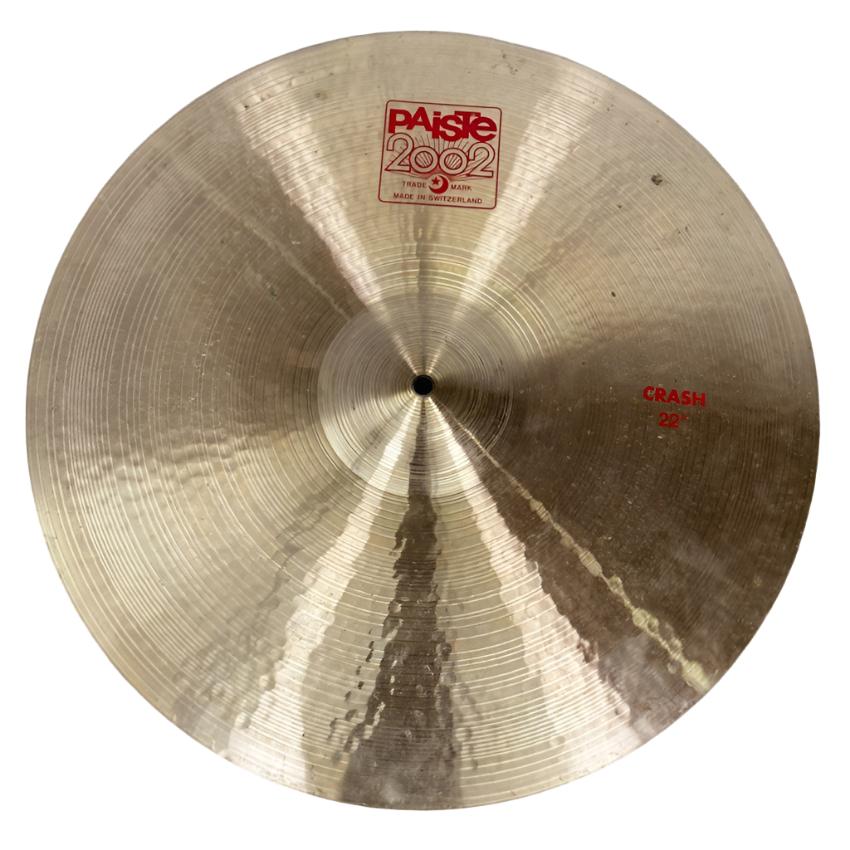 Used Paiste 2002 Crash Cymbal 22" - Good - Drum Center Of Portsmouth