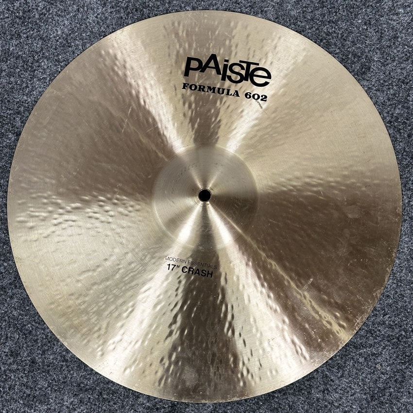Used Paiste Formula 602 Modern Essentials Crash Cymbal 17" - Good - Drum Center Of Portsmouth