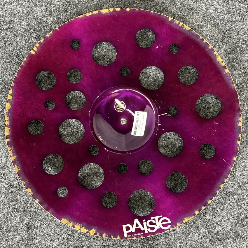 Used Paiste PSTX Swiss Medium Crash 18" Purple - Good - Drum Center Of Portsmouth