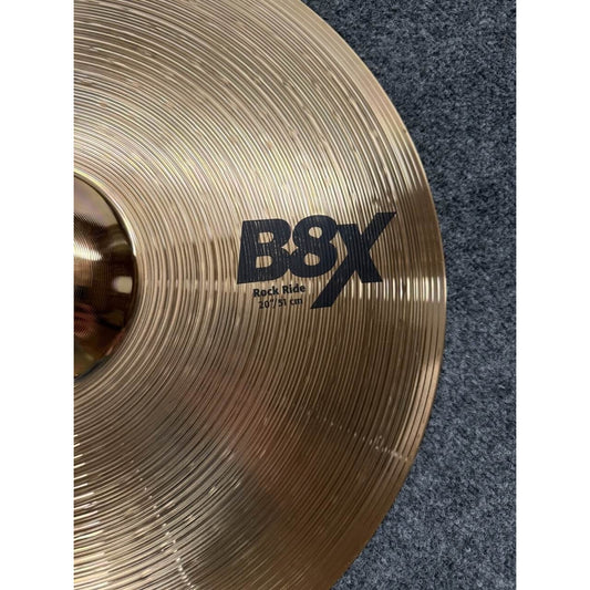 Used Sabian B8X Rock Ride Cymbal 20" - Excellent - Drum Center Of Portsmouth