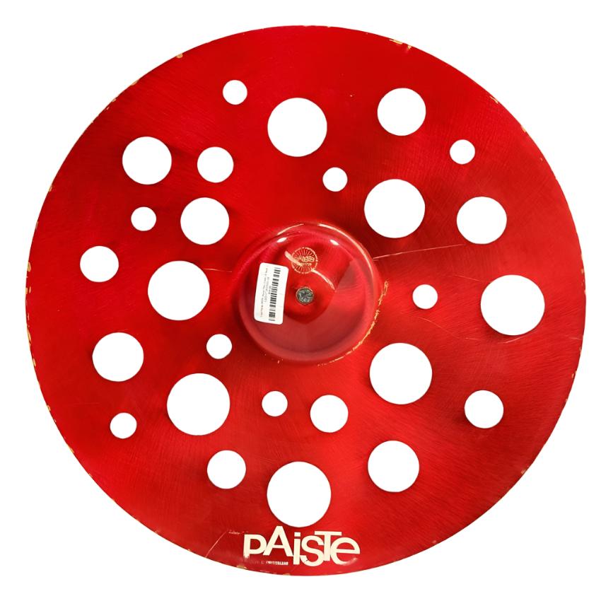Used Paiste PSTX Swiss Thin Crash 18" Red - Good - Drum Center Of Portsmouth