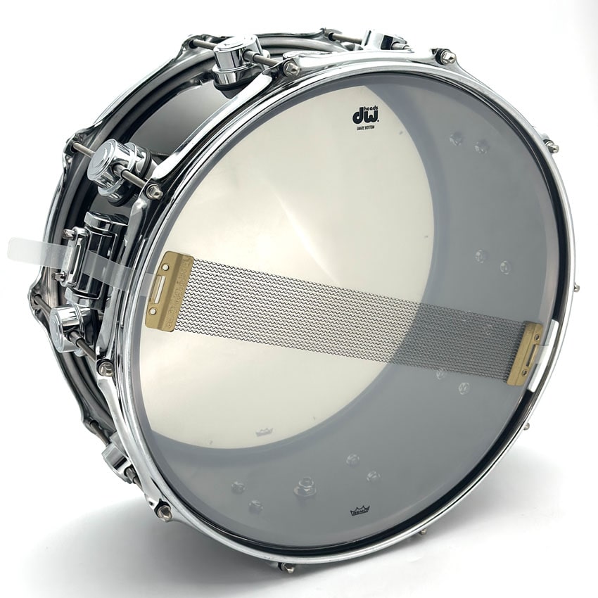 Used DW Collectors Black Nickel Over Brass Snare Drum 14x6.5 - Good - Drum Center Of Portsmouth