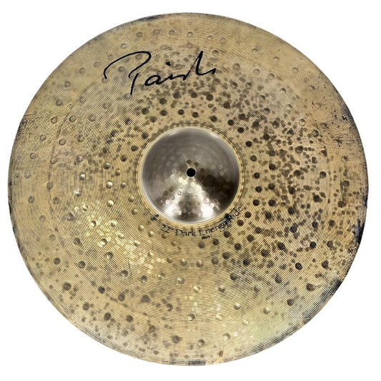 Used Paiste Signature Dark Energy Mark I Ride Cymbal 22" - Good - Drum Center Of Portsmouth