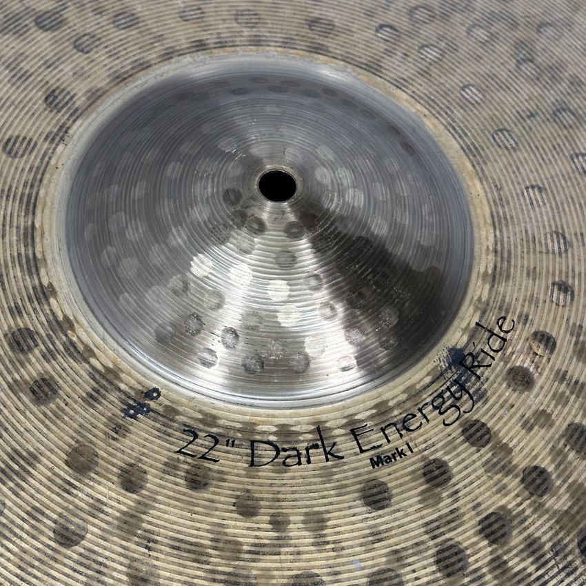 Used Paiste Signature Dark Energy Mark I Ride Cymbal 22" - Good - Drum Center Of Portsmouth