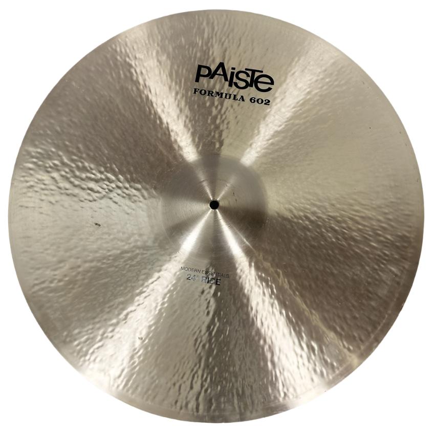 Used Paiste Formula 602 Modern Essentials Ride Cymbal 24" - Good - Drum Center Of Portsmouth
