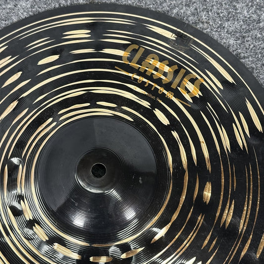 Used Meinl Classics Custom Dark Hi Hat Cymbals 14" - Good - Drum Center Of Portsmouth