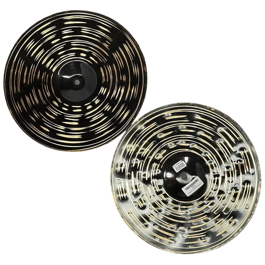 Used Meinl Classics Custom Dark Hi Hat Cymbals 14" - Good - Drum Center Of Portsmouth
