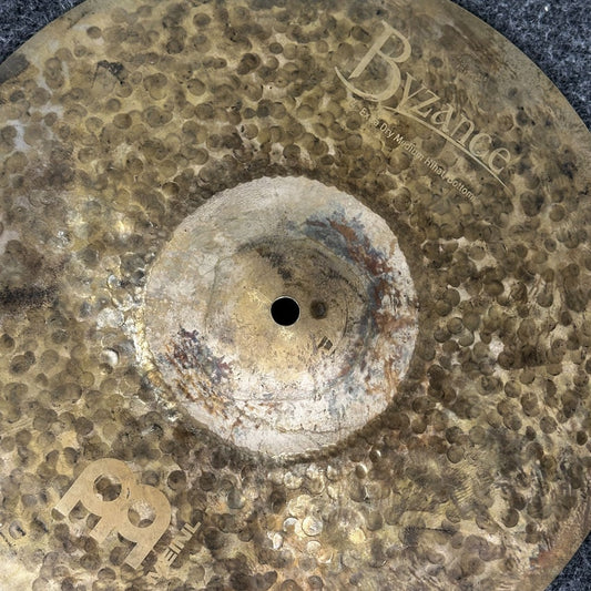 Used Meinl Byzance Extra Dry Medium Hi Hat Cymbals 14" - Good - Drum Center Of Portsmouth