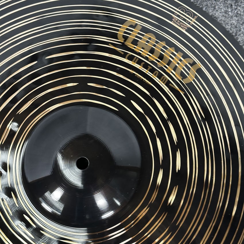 Used Meinl Classics Custom Dark Crash Cymbal 18" - Excellent - Drum Center Of Portsmouth