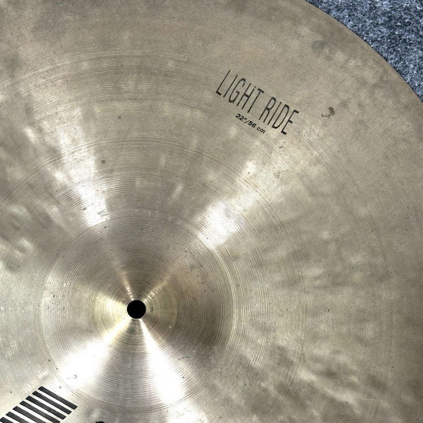 Used Zildjian K Light Ride Cymbal 22" - Good - Drum Center Of Portsmouth
