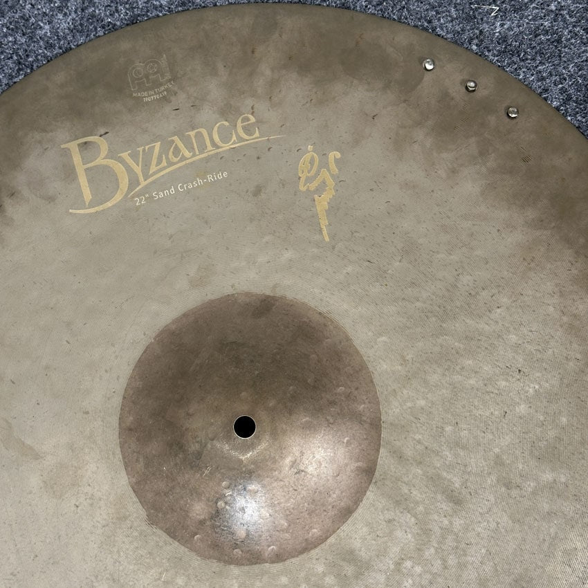 Used Meinl Byzance Vintage Sand Crash/Ride Cymbal 22" - Good - Drum Center Of Portsmouth