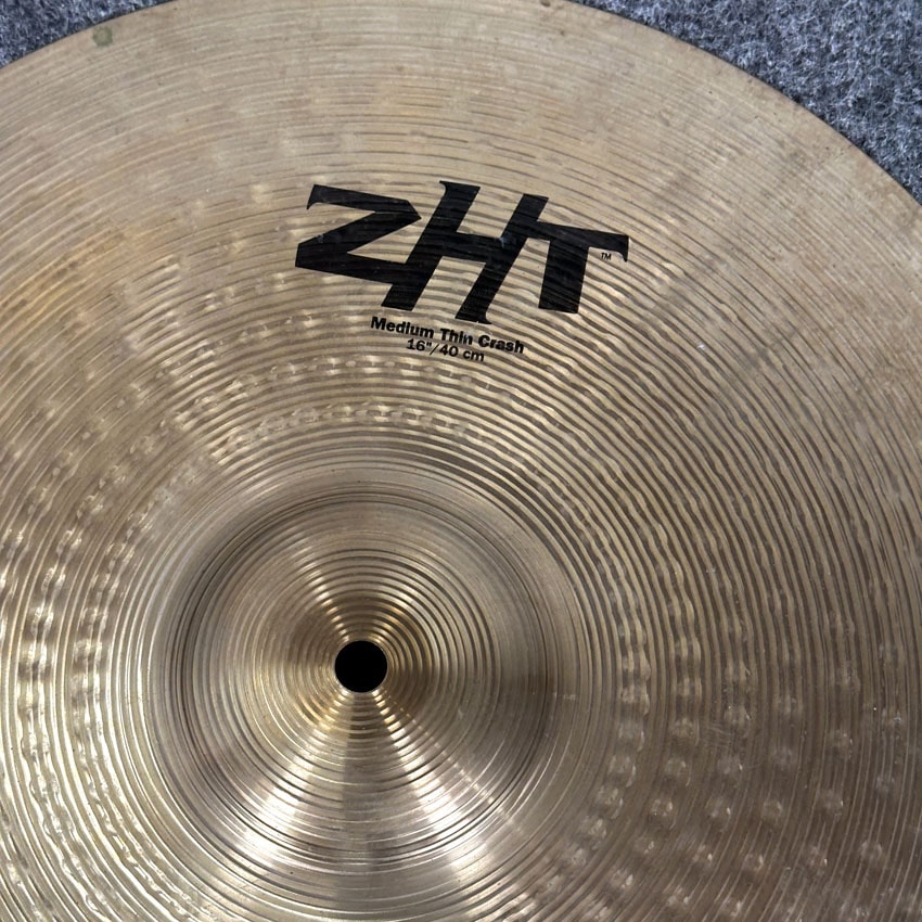 Used Zildjian ZHT Medium Thin Crash Cymbal 16" - Good - Drum Center Of Portsmouth