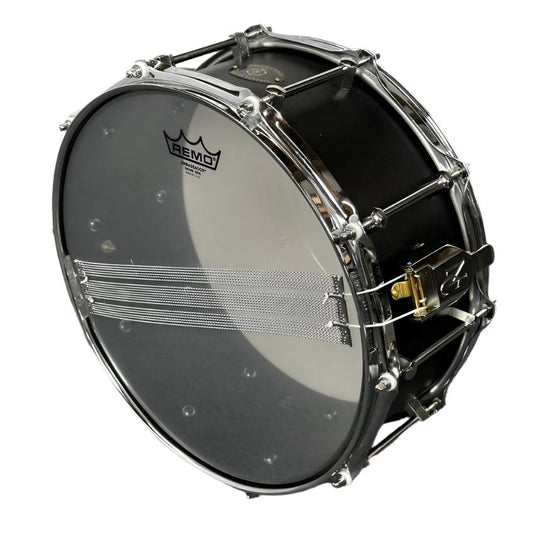 Used Noble & Cooley Alloy Classic Snare Drum 14x6 Black w/Chrome Hardware - Good - Drum Center Of Portsmouth