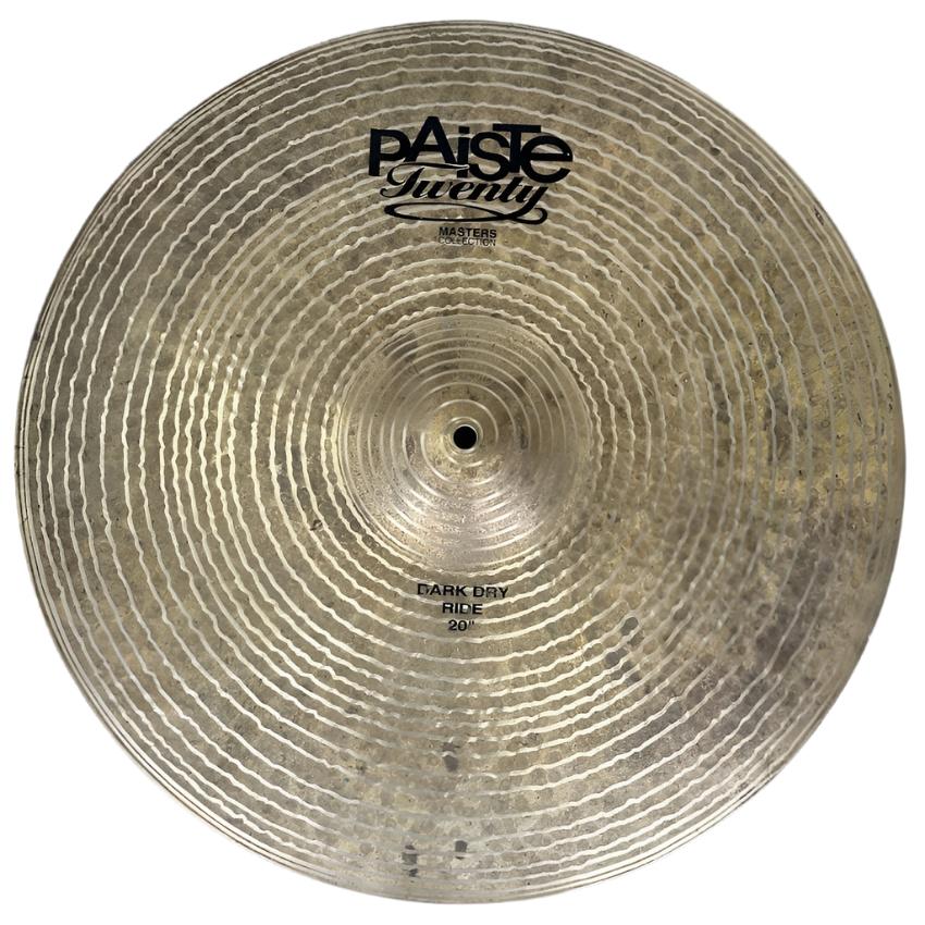 Used Paiste Twenty Masters Collection Dark Dry Ride Cymbal 20 - Very Good - Drum Center Of Portsmouth