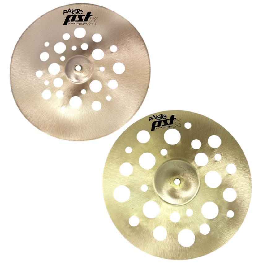 Used Paiste PSTX Swiss Flanger Stack 14" - Good - Drum Center Of Portsmouth
