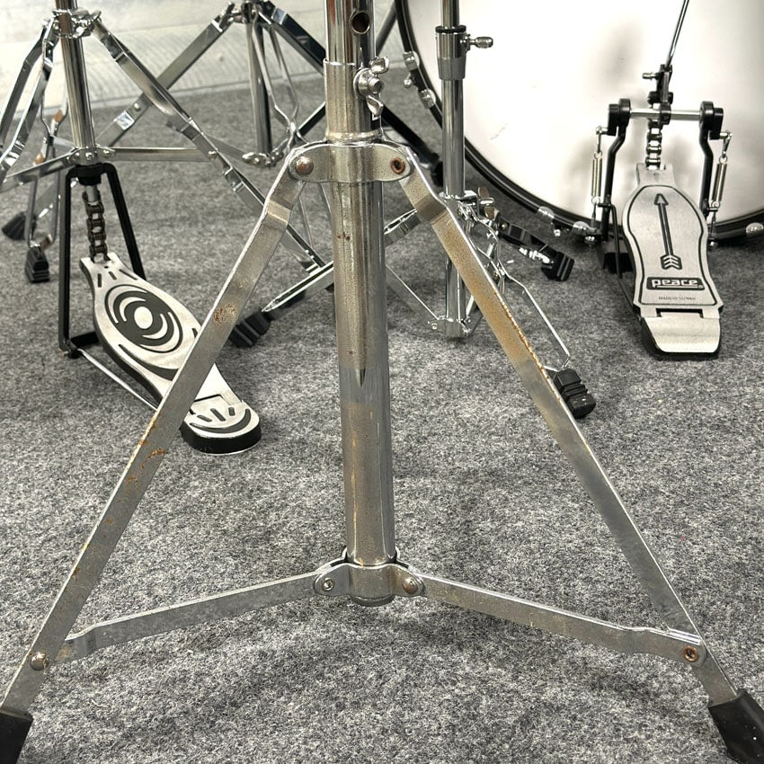 Used Enforcer 5pc Drum Set Compete w/Cymbals & Hw, Blue - Very Good - Drum Center Of Portsmouth