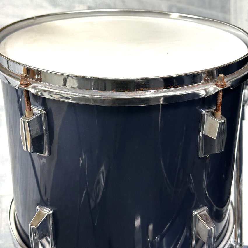Used Enforcer 5pc Drum Set Compete w/Cymbals & Hw, Blue - Very Good - Drum Center Of Portsmouth