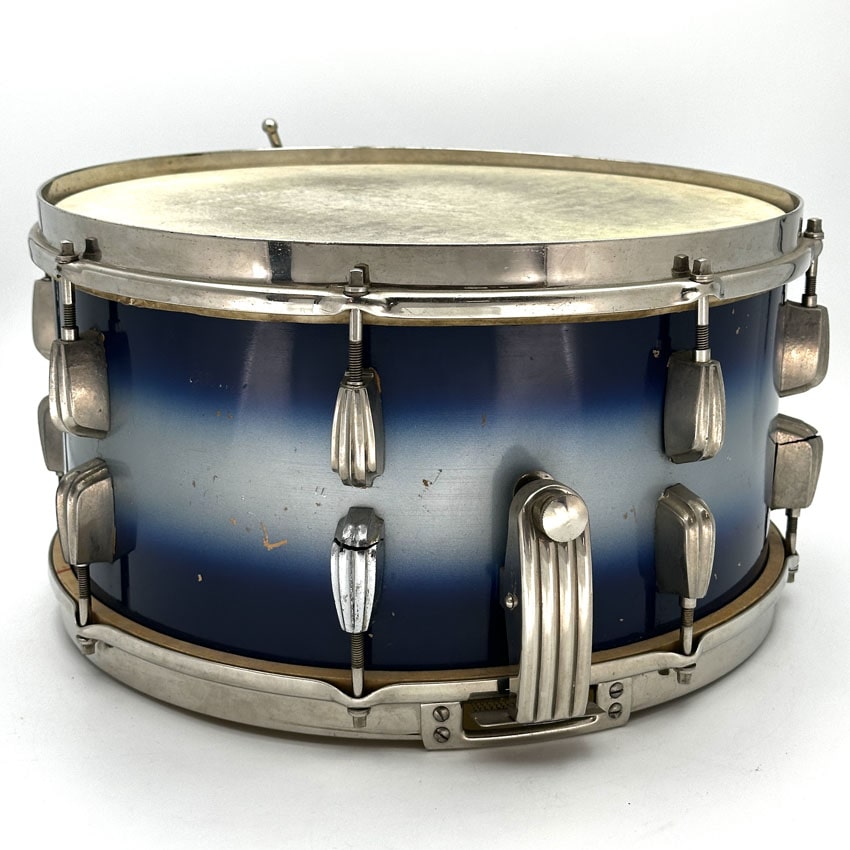 Used Vintage Slingerland Radio King 4pc Drum Set Blue Duco - Good - Drum Center Of Portsmouth