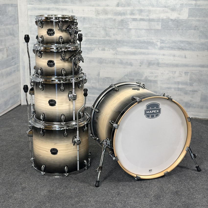 Used Mapex Armory 5pc Drum Set Black Burst - Very Good - Drum Center Of Portsmouth