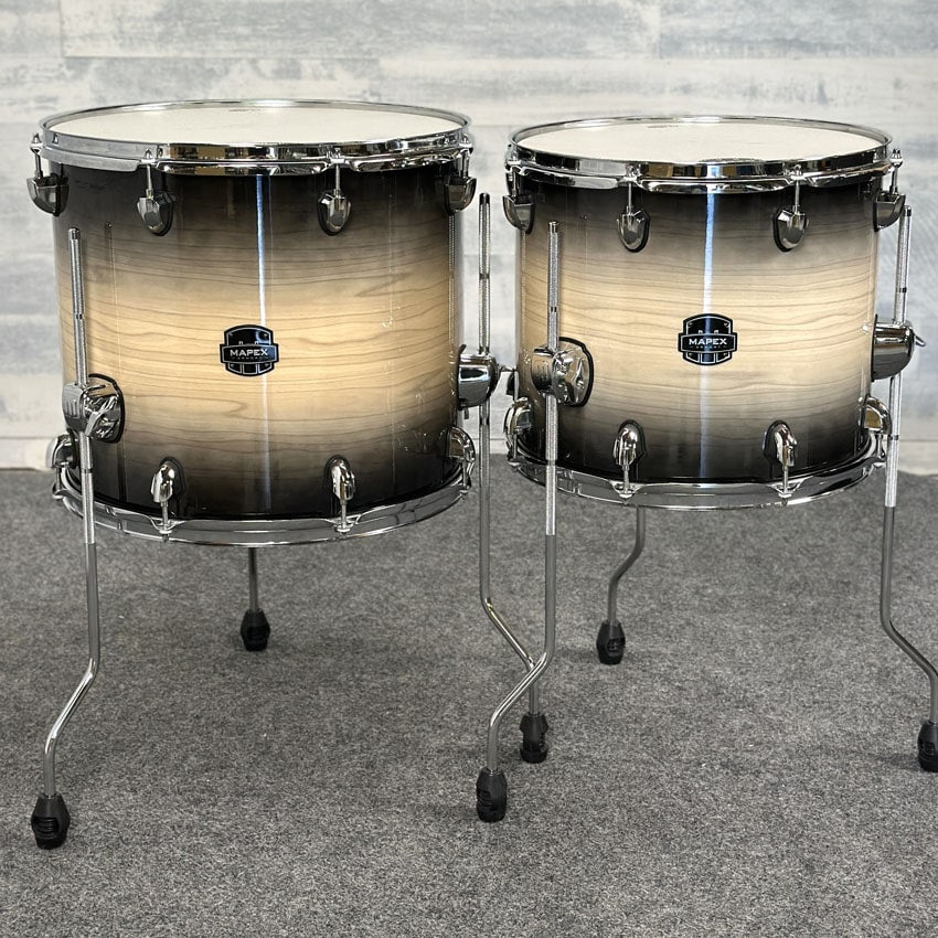 Used Mapex Armory 5pc Drum Set Black Burst - Very Good - Drum Center Of Portsmouth
