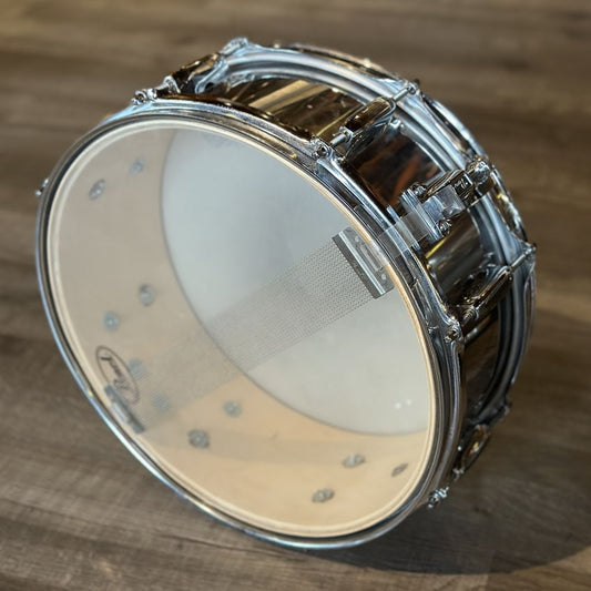 Used Pearl Export 4pc Drum Set Smokey Chrome - Fair - Drum Center Of Portsmouth