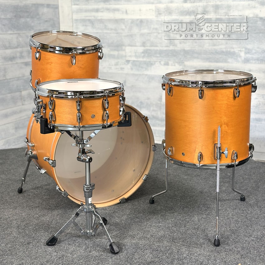Yamaha Tour Custom Maple 4pc Drum Set 22/13/16/14 Caramel Satin - Drum Center Of Portsmouth