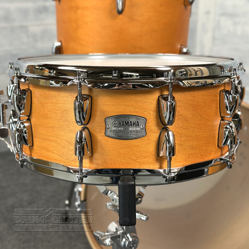 Yamaha Tour Custom Maple 4pc Drum Set 22/13/16/14 Caramel Satin - Drum Center Of Portsmouth