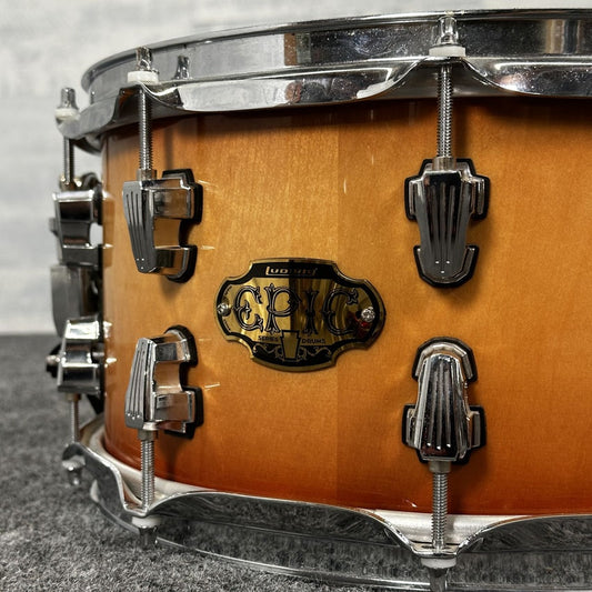 Used Ludwig Epic Series 20-Ply Birch Snare Drum 14x7 - Good - Drum Center Of Portsmouth
