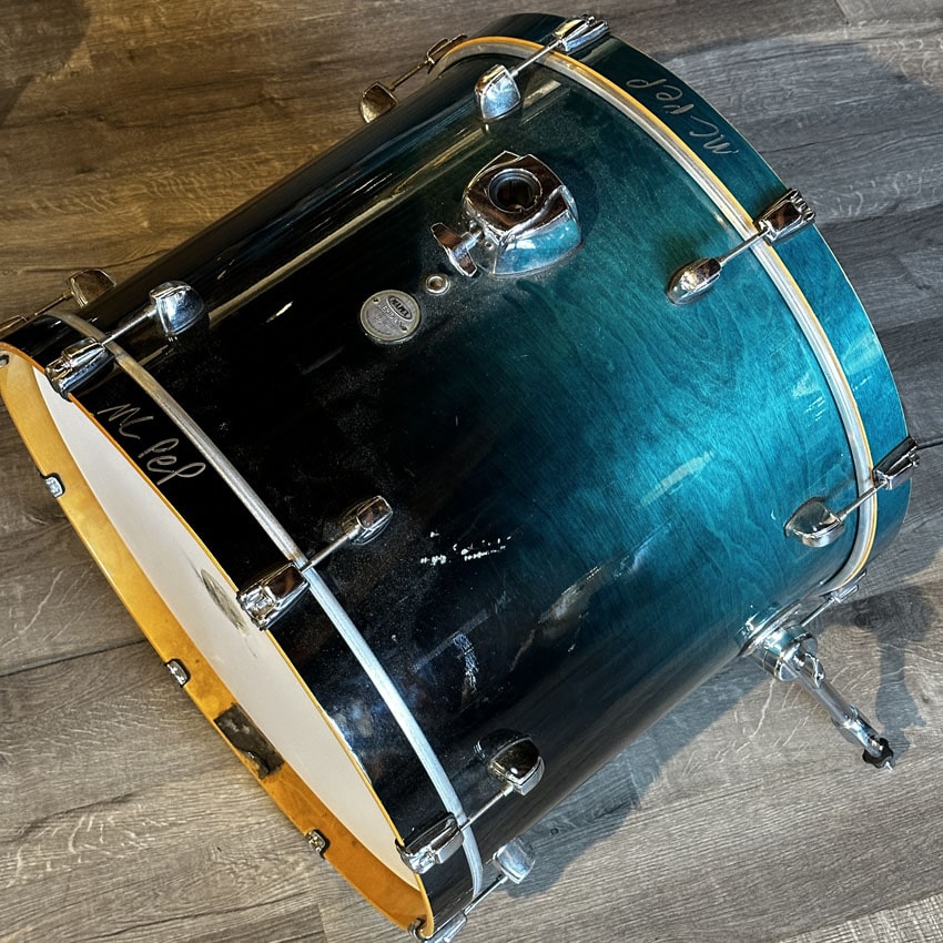 Used Mapex Birch Meridian 5pc Drum Set Sapphire Blue Fade - Good - Drum Center Of Portsmouth