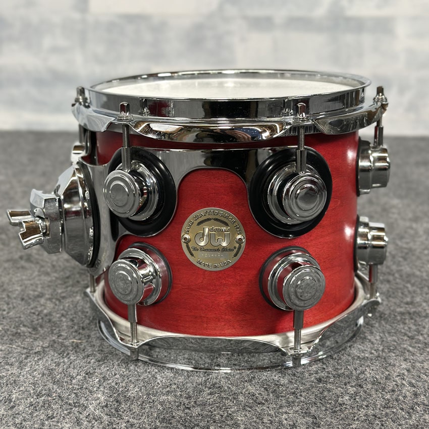 Used DW Collectors Maple 6pc Drum Set Satin Cherry Oil - Good - Drum Center Of Portsmouth