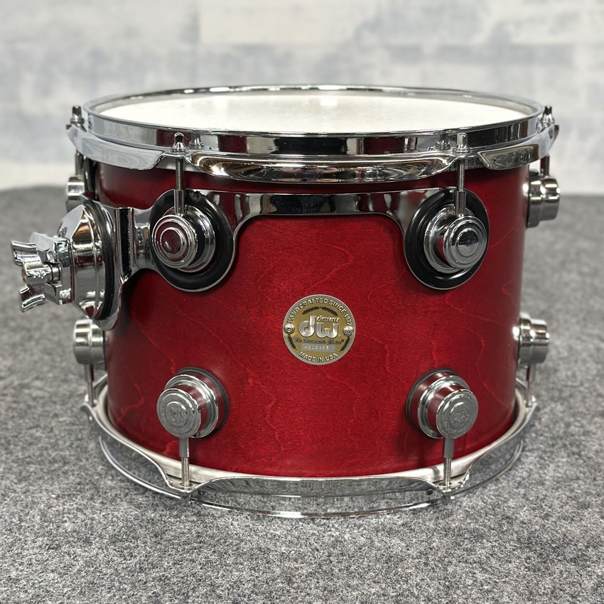 Used DW Collectors Maple 6pc Drum Set Satin Cherry Oil - Good - Drum Center Of Portsmouth