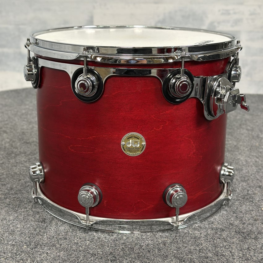 Used DW Collectors Maple 6pc Drum Set Satin Cherry Oil - Good - Drum Center Of Portsmouth