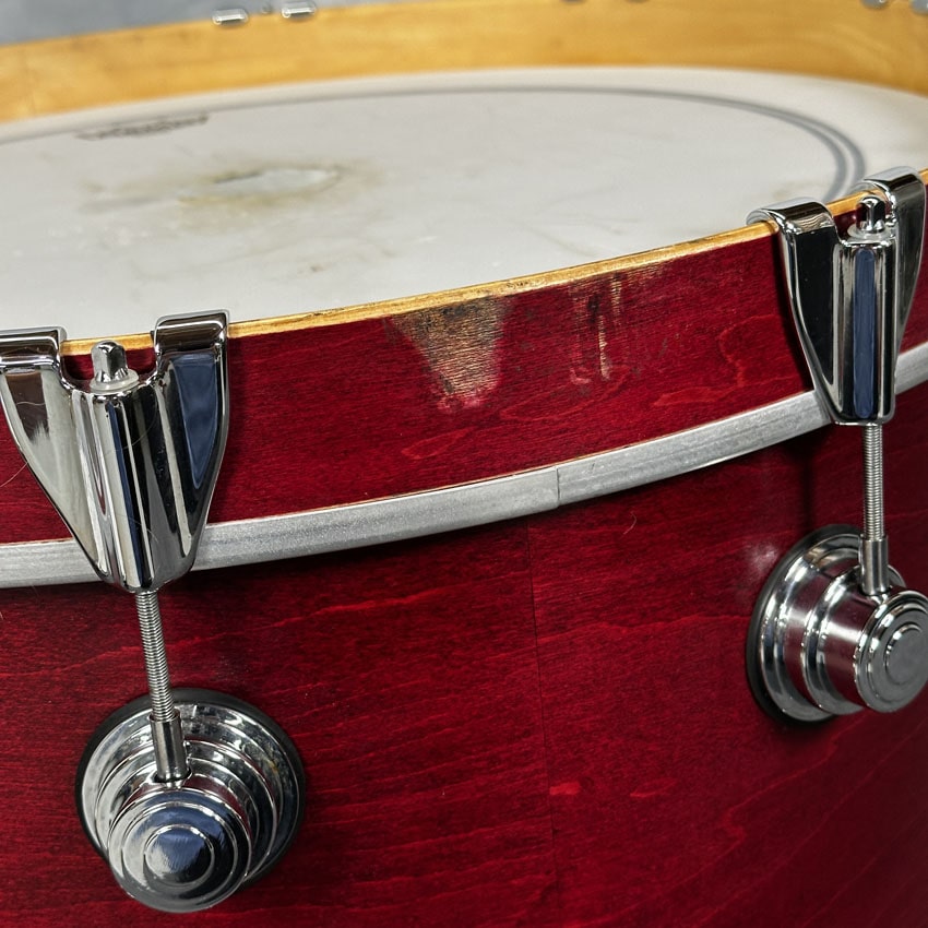 Used DW Collectors Maple 6pc Drum Set Satin Cherry Oil - Good - Drum Center Of Portsmouth