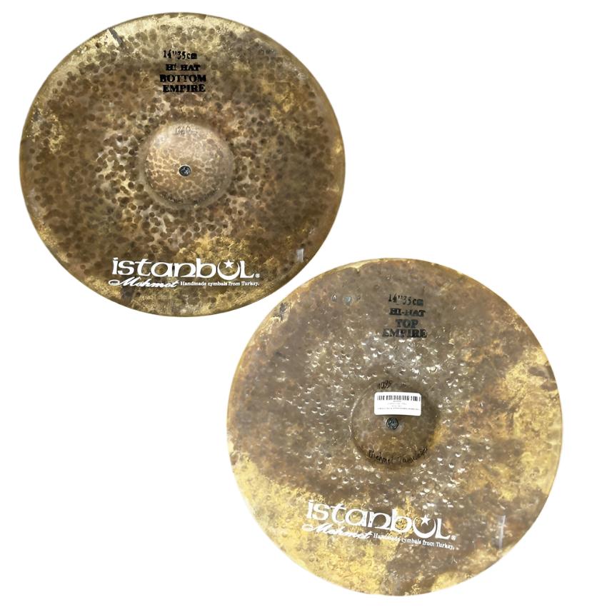 Used Istanbul Mehmet Empire Hi Hat Cymbals 14 - Very Good - Drum Center Of Portsmouth
