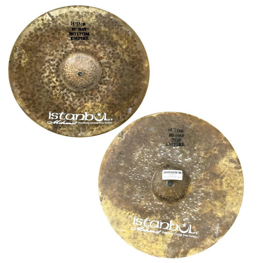 Used Istanbul Mehmet Empire Hi Hat Cymbals 14 - Very Good - Drum Center Of Portsmouth