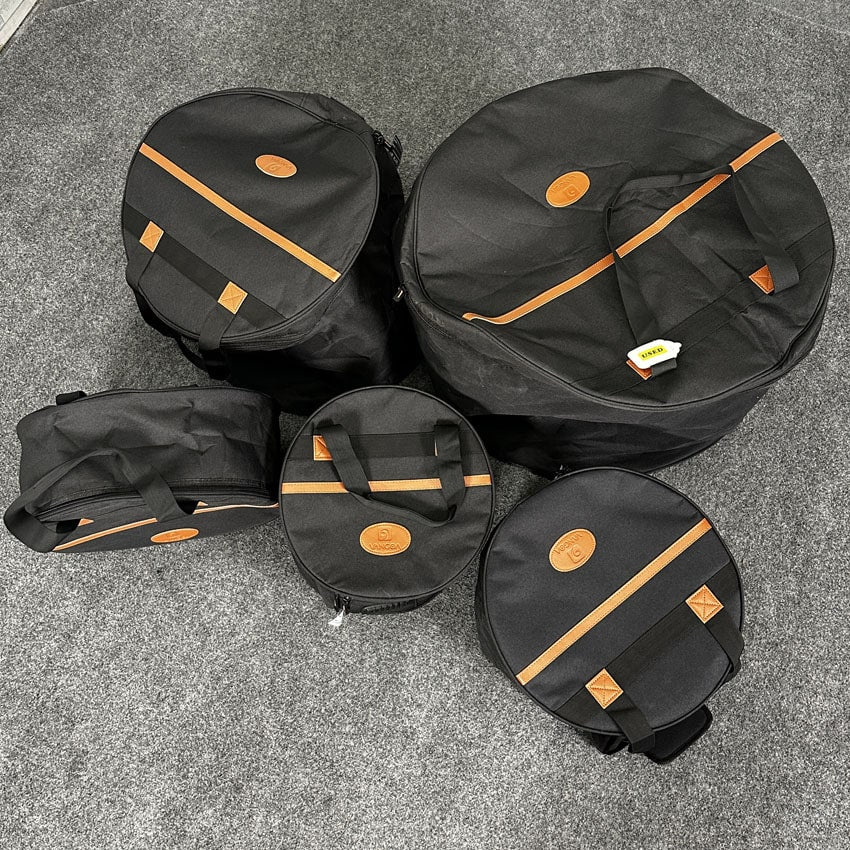 Used Vangoa 5pc Drum Bag Case Set - Very Good - Drum Center Of Portsmouth