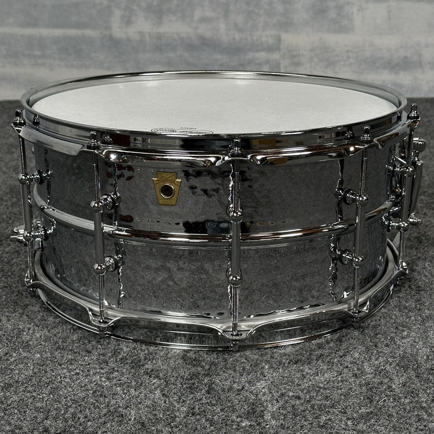 Used Ludwig Supraphonic Hammered Snare Drum 14x6.5 w/Tube Lugs - Drum Center Of Portsmouth