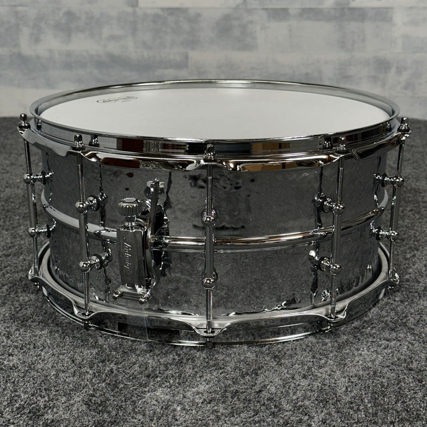Used Ludwig Supraphonic Hammered Snare Drum 14x6.5 w/Tube Lugs - Drum Center Of Portsmouth