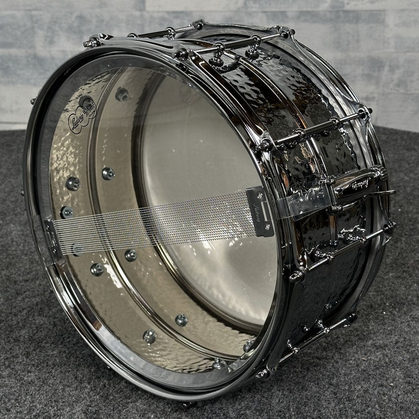 Used Ludwig Supraphonic Hammered Snare Drum 14x6.5 w/Tube Lugs - Drum Center Of Portsmouth