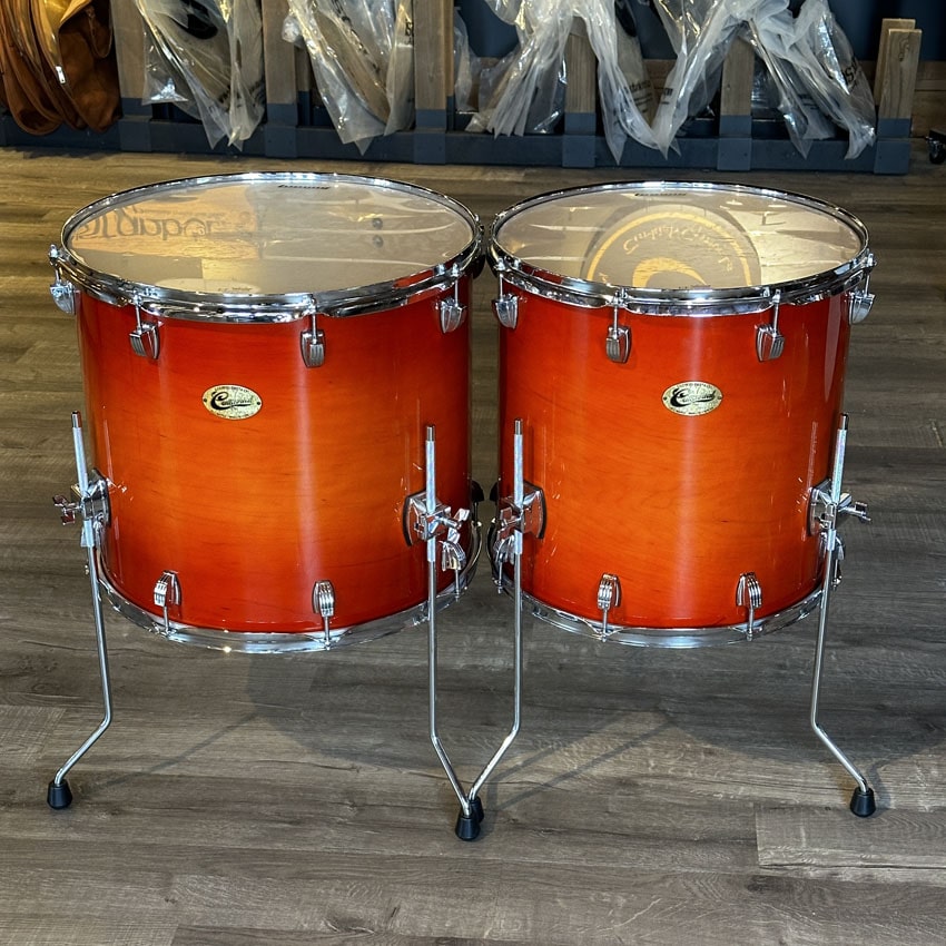 Used Ludwig Centennial Zep 4pc Drumset Gloss Cherry Burst - Good - Drum Center Of Portsmouth