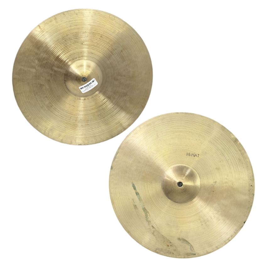 Used Vintage Zildjian A Hi Hat Cymbals 15" 1037/1042 grams - Very Good - Drum Center Of Portsmouth