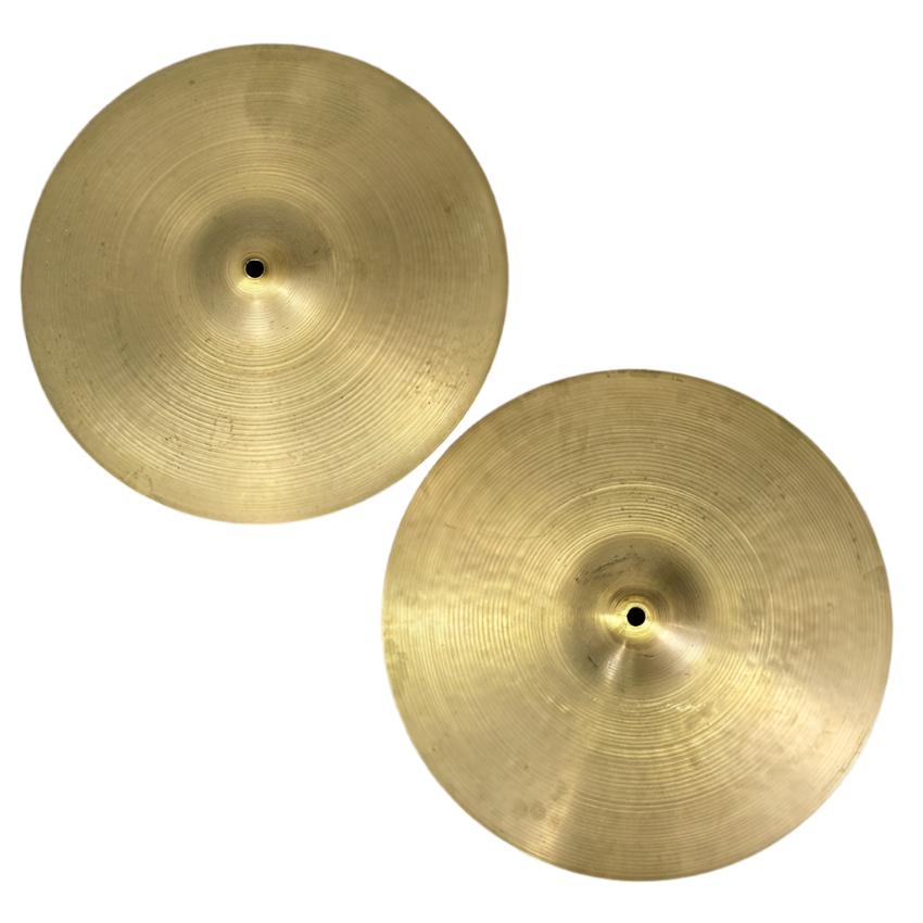 Used Vintage Zildjian A Hi Hat Cymbals 14" - Good - Drum Center Of Portsmouth