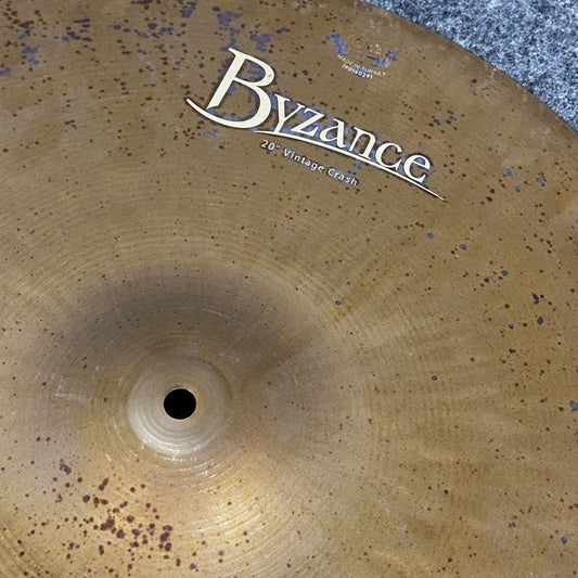 Used Meinl Byzance Vintage Crash Cymbal 20" - Good - Drum Center Of Portsmouth