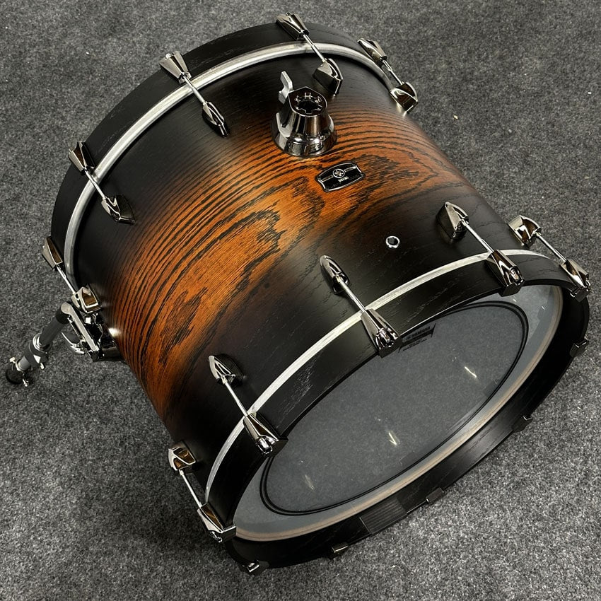 Used Yamaha Live Custom Hybrid Oak 5pc Drum Set Uzu Earth Sunburst - Drum Center Of Portsmouth