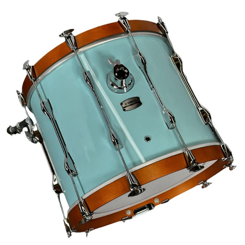 Used Yamaha Recording Custom Bass Drum 20x16 Surf Green - Drum Center Of Portsmouth