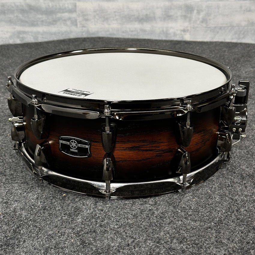 Used Yamaha Live Custom Hybrid Oak Snare Drum 14x5.5 Uzu Earth Sunburst - Drum Center Of Portsmouth