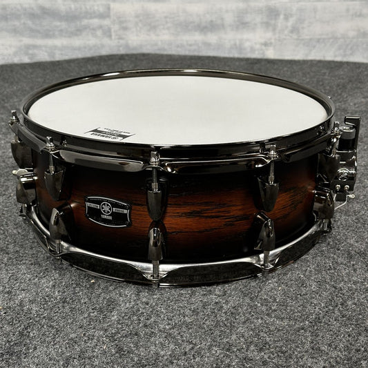 Used Yamaha Live Custom Hybrid Oak Snare Drum 14x5.5 Uzu Earth Sunburst - Drum Center Of Portsmouth