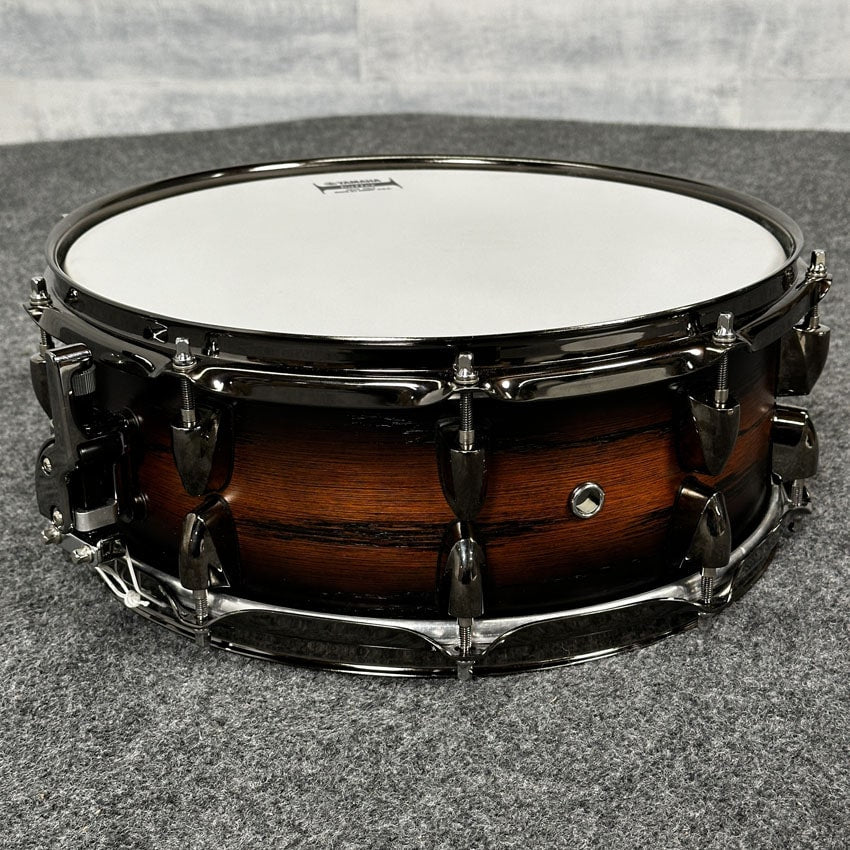 Used Yamaha Live Custom Hybrid Oak Snare Drum 14x5.5 Uzu Earth Sunburst - Drum Center Of Portsmouth
