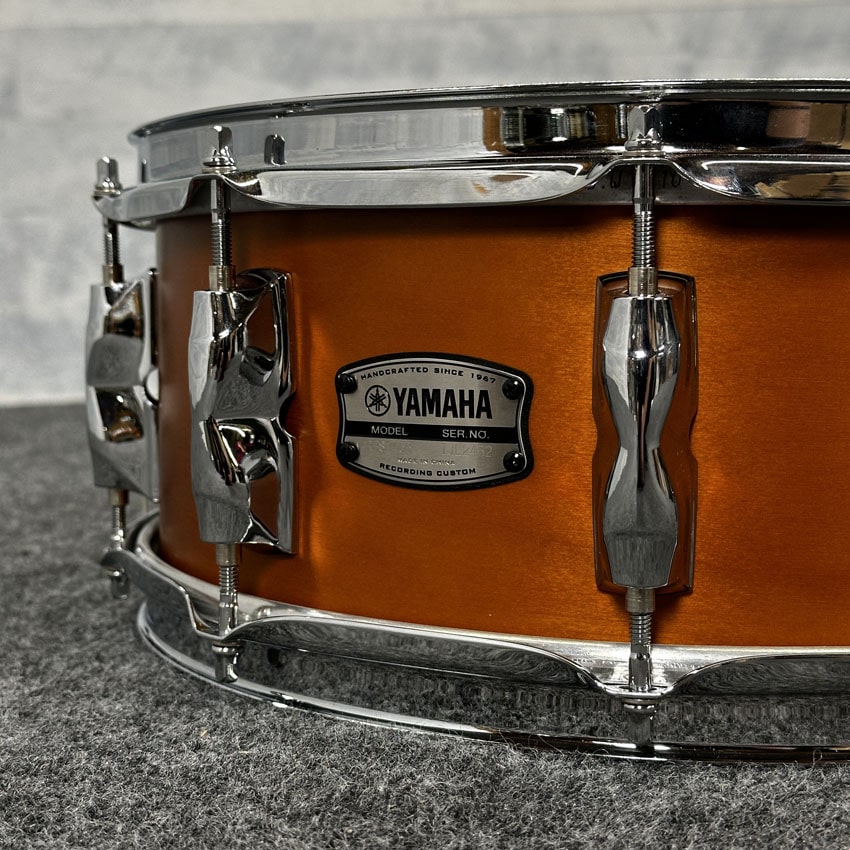 Used Yamaha Recording Custom Snare Drum 14x5.5 Real Wood - Drum Center Of Portsmouth