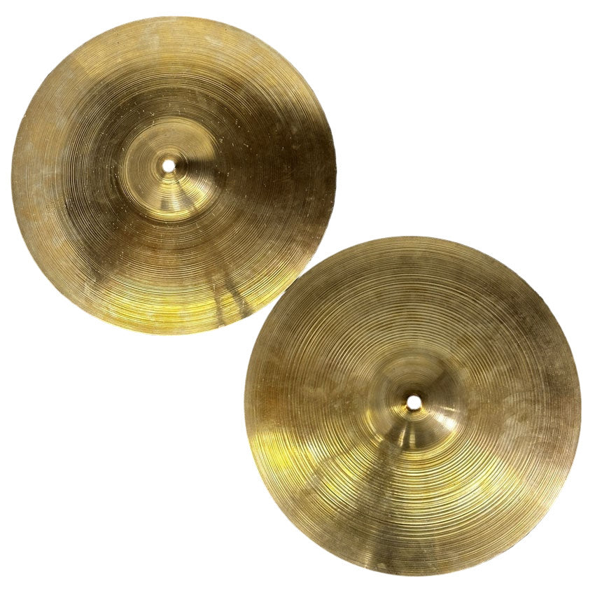 Used Vintage Zildjian A Hi Hat Cymbals 14" - Good - Drum Center Of Portsmouth